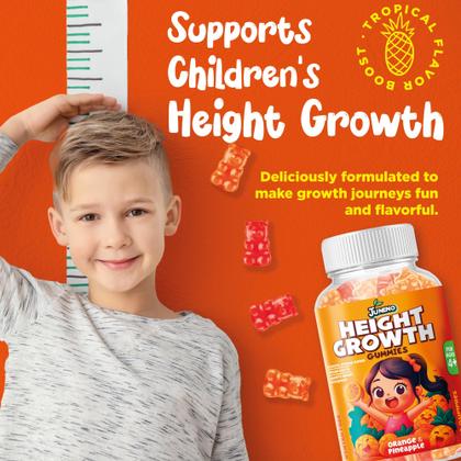 Imagem de Suplemento de vitaminas para crescimento em altura Gummies Juneno Teens Kids