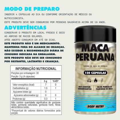 Imagem de Suplemento em Cápsulas Body Nutry  Kit 2 Potes com 120 Cápsulas