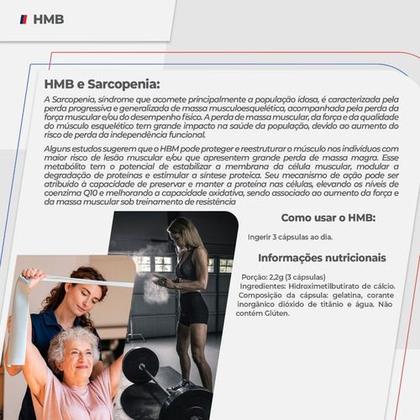 Imagem de Suplemento Em Cápsulas Hmb 1500mg Newnutrition 90 Cápsulas (hidroximetilbutirato)