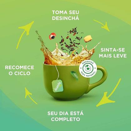 Imagem de Suplemento em chá Desinchá 60 días em caixa 60 und