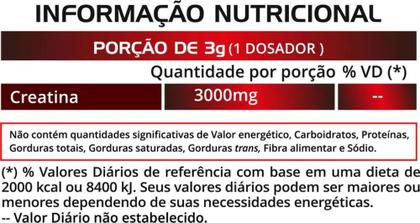 Imagem de Suplemento Em Pó Euronutry Creatina Powder 100% Pura 300g