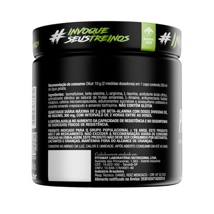 Imagem de Suplemento Em Pó Pre Treino Pre Workout Pote 150g Sabor Frutas Amarelas FTW DIABO VERDE