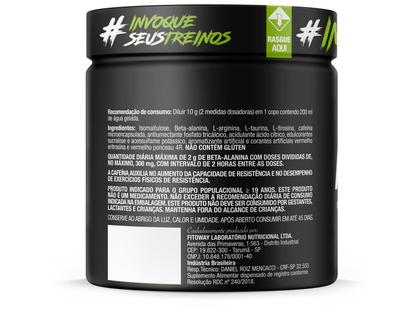Imagem de Suplemento Em Pó Pre Treino Pre Workout Pote 150g Sabor Maça Verde FTW DIABO VERDE