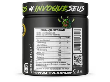 Imagem de Suplemento Em Pó Pre Treino Pre Workout Pote 300g DIABO VERDE