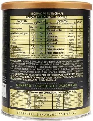 Imagem de Suplemento Essential Nutrition Collagen Skin Neutro Lata 330g 30 doses
