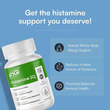 Imagem de Suplemento FIQ Histamina IQ Diamina Oxidase 60 cápsulas