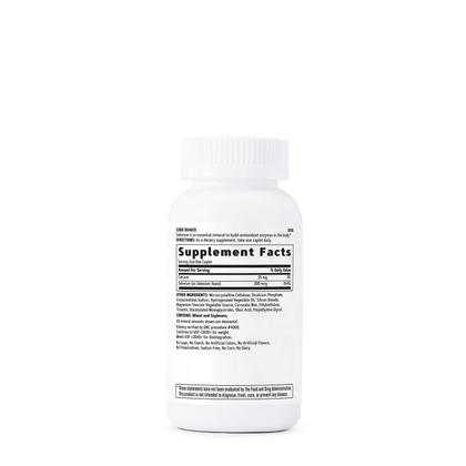Imagem de Suplemento GNC Selenium 200mcg Essential Mineral 200 comprimidos
