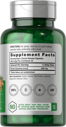 Imagem de Suplemento Horbäach Butea Superba Root - 840mg - 90 Cápsulas