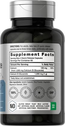 Imagem de Suplemento Horbäach D-glucarato de cálcio 1000mg 120 cápsulas