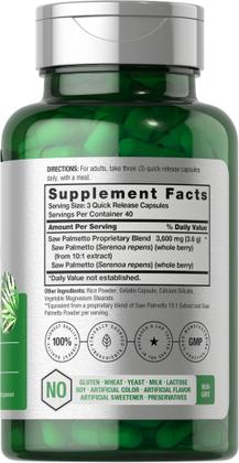 Imagem de Suplemento Horbäach Saw Palmetto Extract 120 cápsulas