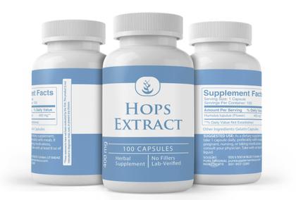 Imagem de Suplemento: INGREDIENTES ORIGINAIS PUROS, extrato de lúpulo, 100 cápsulas
