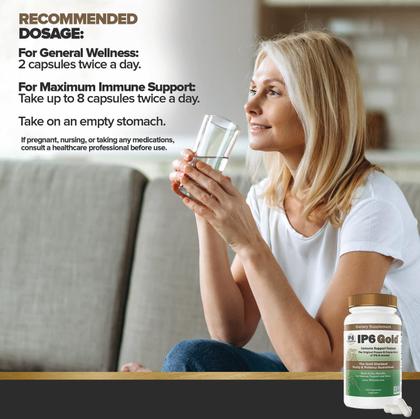 Imagem de Suplemento IP6 Gold Immune Support 120 cápsulas veganas