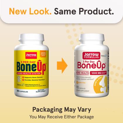 Imagem de Suplemento Jarrow Formulas BoneUp Three por dia 90 cápsulas