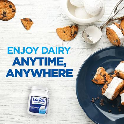 Imagem de Suplemento Lactaid Original Strength Lactose Intolerance 120ct