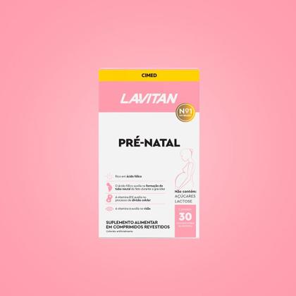 Imagem de Suplemento Lavitan Pré-Natal Multi Com 30 Comprimidos -Cimed