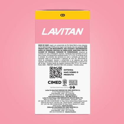 Imagem de Suplemento Lavitan Pré-Natal Multi Com 30 Comprimidos -Cimed