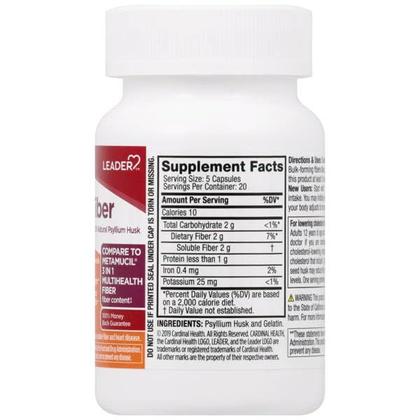 Imagem de Suplemento Leader Daily Psyllium Husk Powder 100 cápsulas