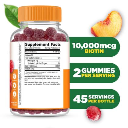 Imagem de Suplemento Lifeable Teens Biotina 10000mcg, gomas, 90 unidades