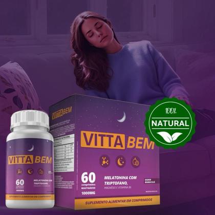 Imagem de Suplemento Mela Triptofano 180 Cápsulas 1000mg Maracujá Dose Única