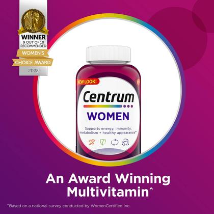 Imagem de Suplemento Multivitamínico Centrum para mulheres 120 comprimidos