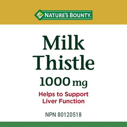 Imagem de Suplemento Nature's Bounty Milk Thistle - 200 Cápsulas