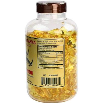 Imagem de Suplemento NCB Ômega 3 - Óleo de Peixe do Mar Profundo do Alasca - 1000mg - 200 Cápsulas