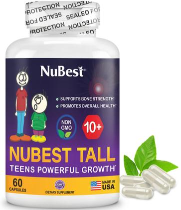 Imagem de Suplemento NuBest Tall 10+ Advanced Bone Strength, pacote com 3 unidades
