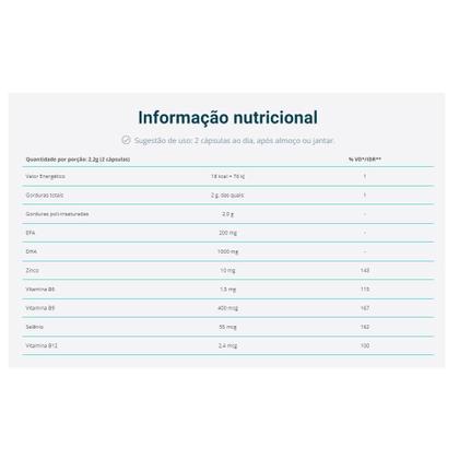 Imagem de Suplemento Nutricional Vital DHA 1000mg 60 Cáps Vital Atman