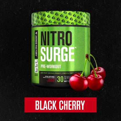 Imagem de Suplemento pré-treino Jacked Factory NITROSURGE Black Cherry