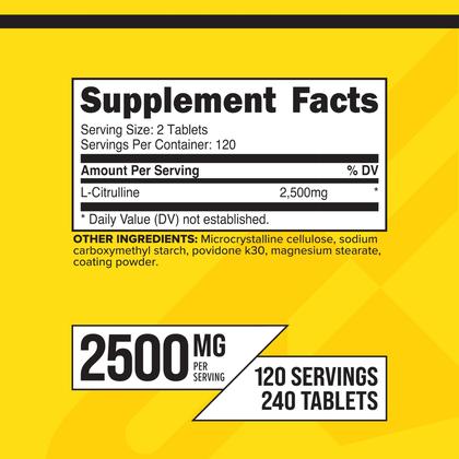 Imagem de Suplemento Primaforce L-Citrulina 2500mg 240 comprimidos