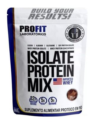 Imagem de Suplemento ProFit Isolate Protein Mix proteínas Mix 900g