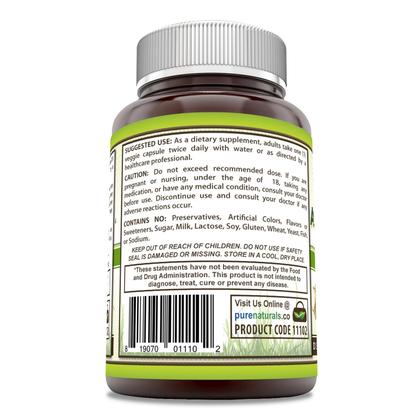 Imagem de Suplemento Pure Naturals Ashwagandha 500mg 120 cápsulas