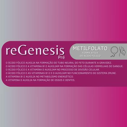 Imagem de Suplemento Regenesis Pré Metilfolato Exeltis - 30 Cápsulas