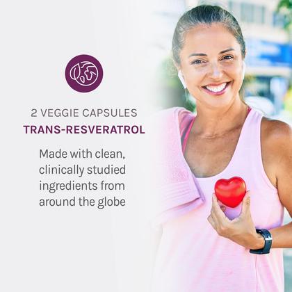 Imagem de Suplemento Reserveage Beauty Resveratrol 1000 mg 60 cápsulas