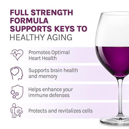 Imagem de Suplemento Reserveage Beauty Resveratrol 1000 mg 60 cápsulas