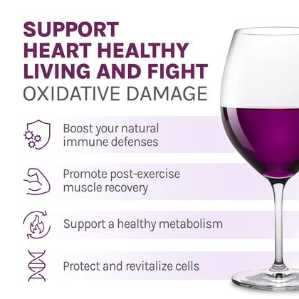 Imagem de Suplemento Reserveage Beauty Resveratrol 250 mg 120 cápsulas