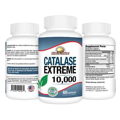 Imagem de Suplemento Rise-N-Shine Catalase Extreme 10.000 60 cápsulas