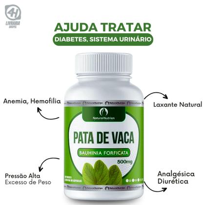 Imagem de Suplemento Vegano Pata de Vaca 100 cps de 500mg Cada