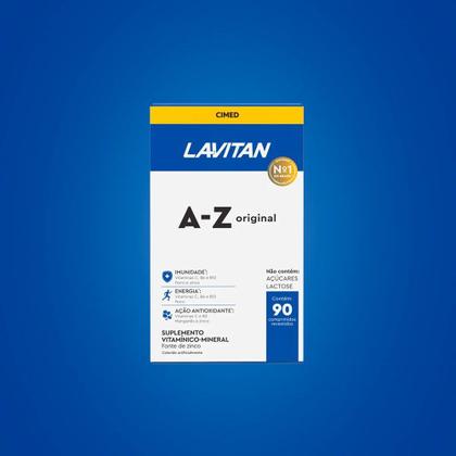 Imagem de Suplemento Vitamínico AZ Original Lavitan 90 Comprimidos