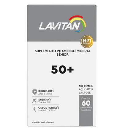 Imagem de Suplemento vitaminico lavitan 50+ senior 60 comprimidos