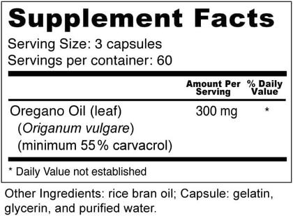 Imagem de Suplemento Wellness Resources Óleo de Orégano 180 Cápsulas em Gel