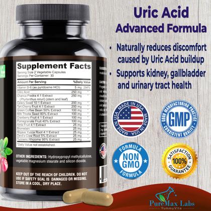 Imagem de Suplemento Yummyvite Ácido Úrico Advanced Formula - 60 Cápsulas