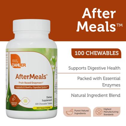 Imagem de Suplemento Zahler AfterMeals Digestive Enzymes 100 comprimidos