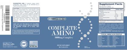 Imagem de Suplementos de aminoácidos StarPass Labs Complete Amino 90 comprimidos