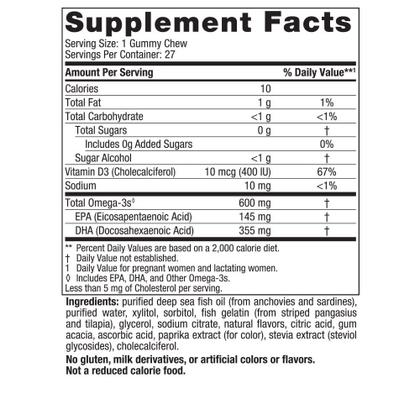 Imagem de Suplementos: vitamina pré-natal Nordic Naturals Zero Sugar DHA