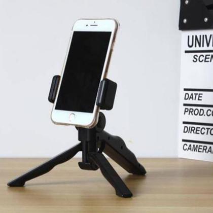 Imagem de Suporte 2 Em 1 Mini Tripé Mesa Steadicam + Kit Lentes Olho Peixe Angular Celular Vídeos Gravação