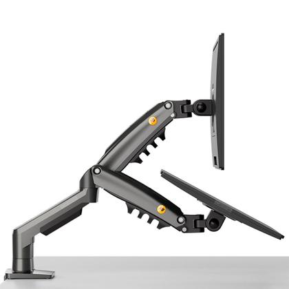 Imagem de Suporte 2 Monitores 17 a 34 Articulado Pistão a Gás F160 NB