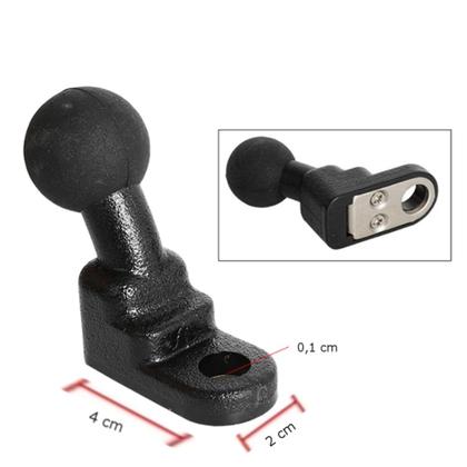 Imagem de Suporte 360 para Retrovisor de Moto para GoPro e Similares