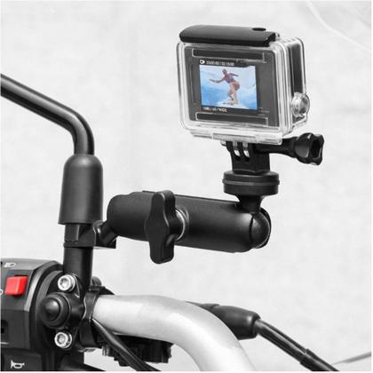 Imagem de Suporte 360 para Retrovisor de Moto para GoPro e Similares