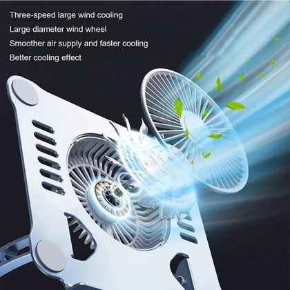 Imagem de Suporte 360º Para Tablet/ iPad/note/laptop Mchose Com Cooler